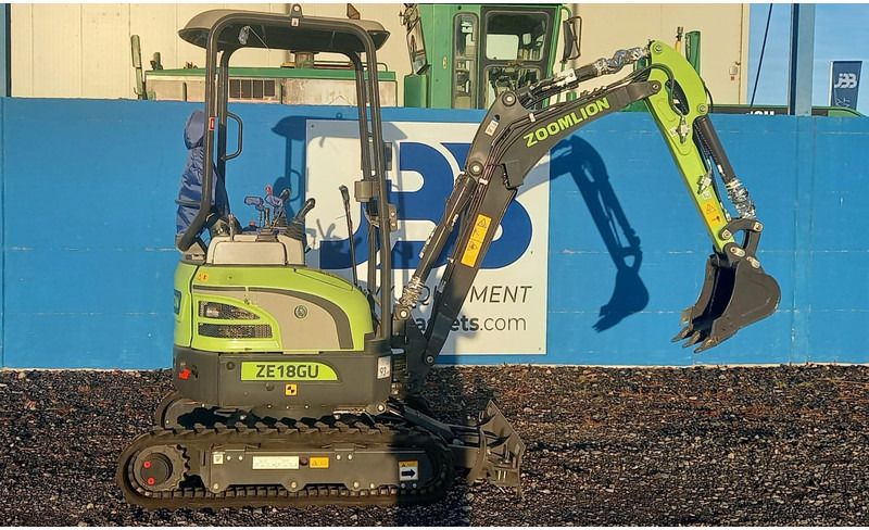 2025 Zoomlion ZE18GU mini excavator, side view 2025 Zoomlion ZE18GU mini excavator, side view