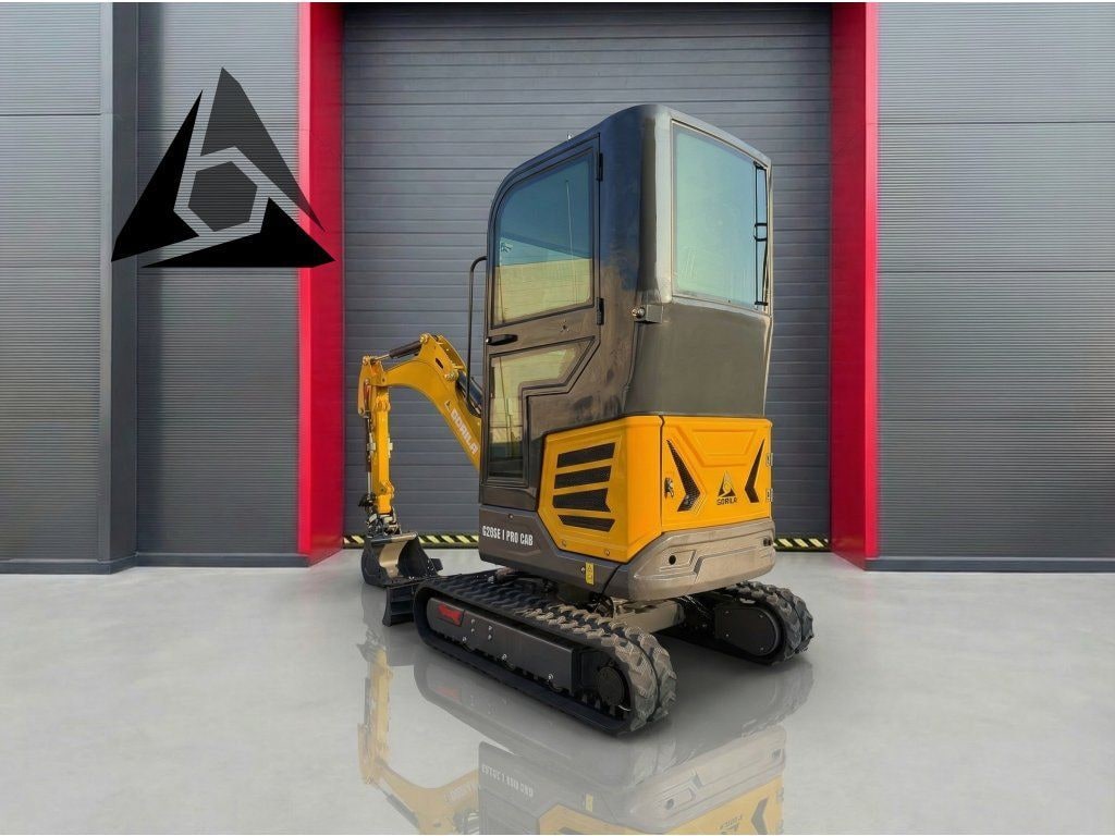 2026 Gorila G20SE I PRO CAB mini excavator, rear three-quarter view 2026 Gorila G20SE I PRO CAB mini excavator, rear three-quarter view