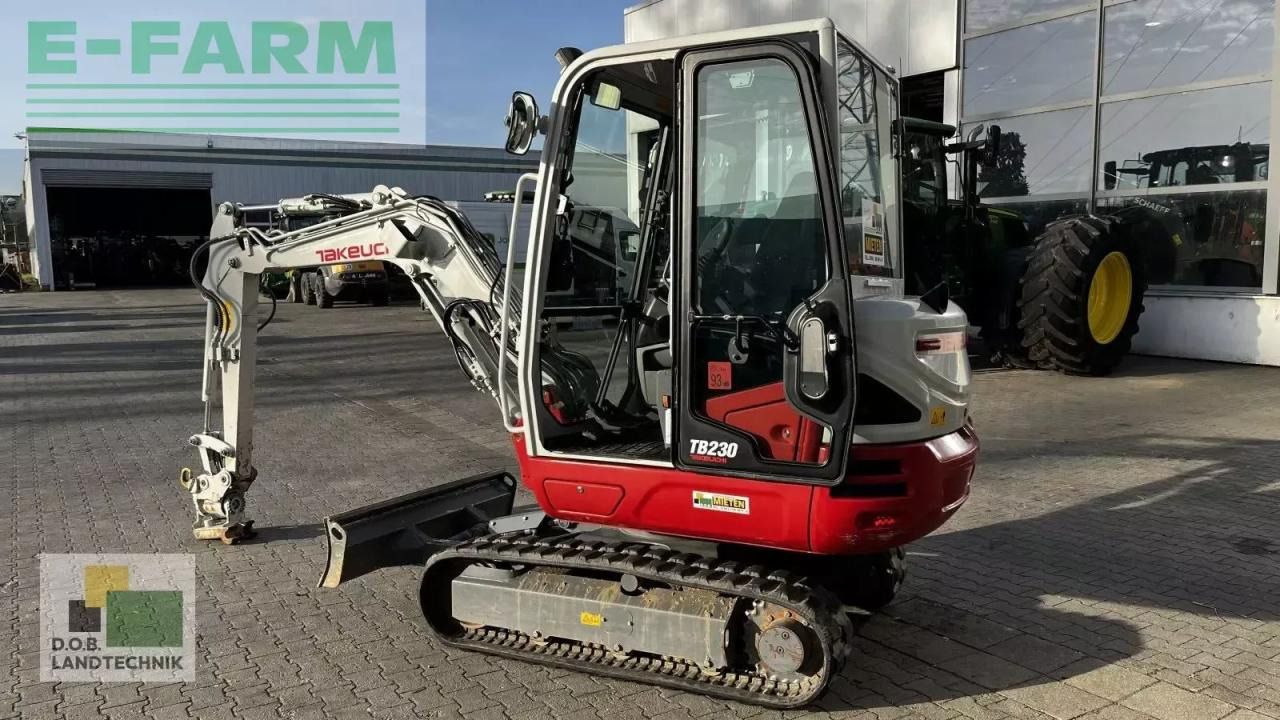 2018 Takeuchi TB230 V3 mini excavator, side view 2018 Takeuchi TB230 V3 mini excavator, side view