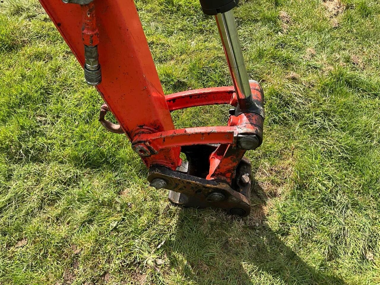 2021 Kubota U36-4 crawler excavator boom and quick coupler detail 2021 Kubota U36-4 crawler excavator boom and quick coupler detail