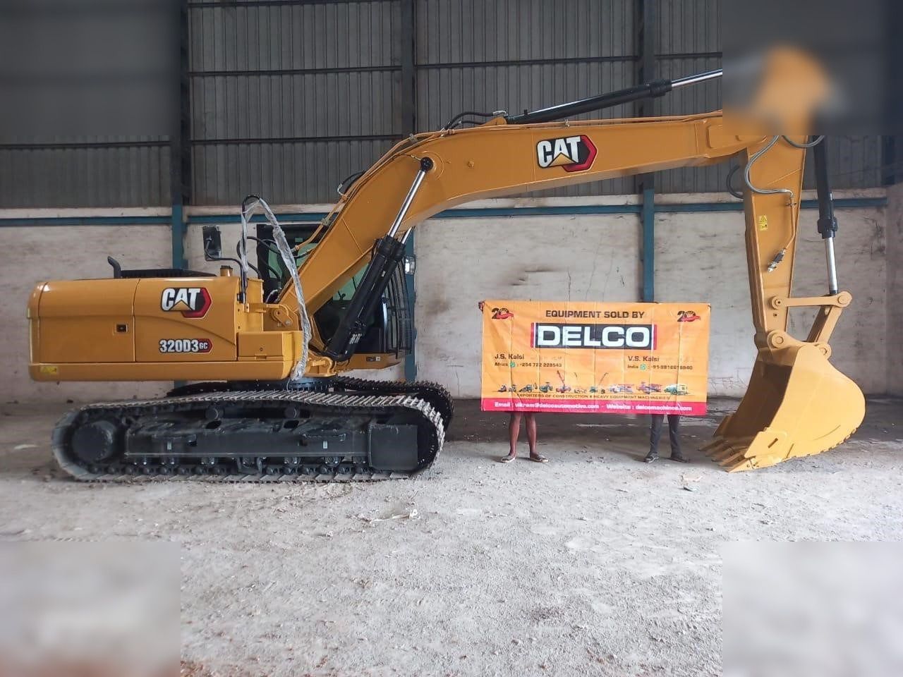 Koparka gąsienicowa 2026 Caterpillar 320D3 GC, widok z boku Koparka gąsienicowa 2026 Caterpillar 320D3 GC, widok z boku