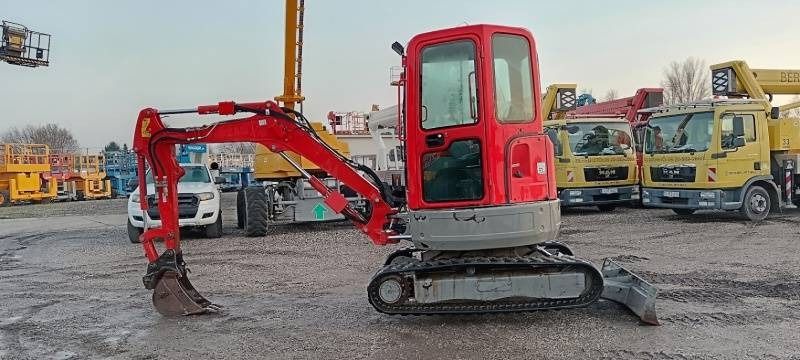 2017 Bobcat E26 mini excavator, side profile view