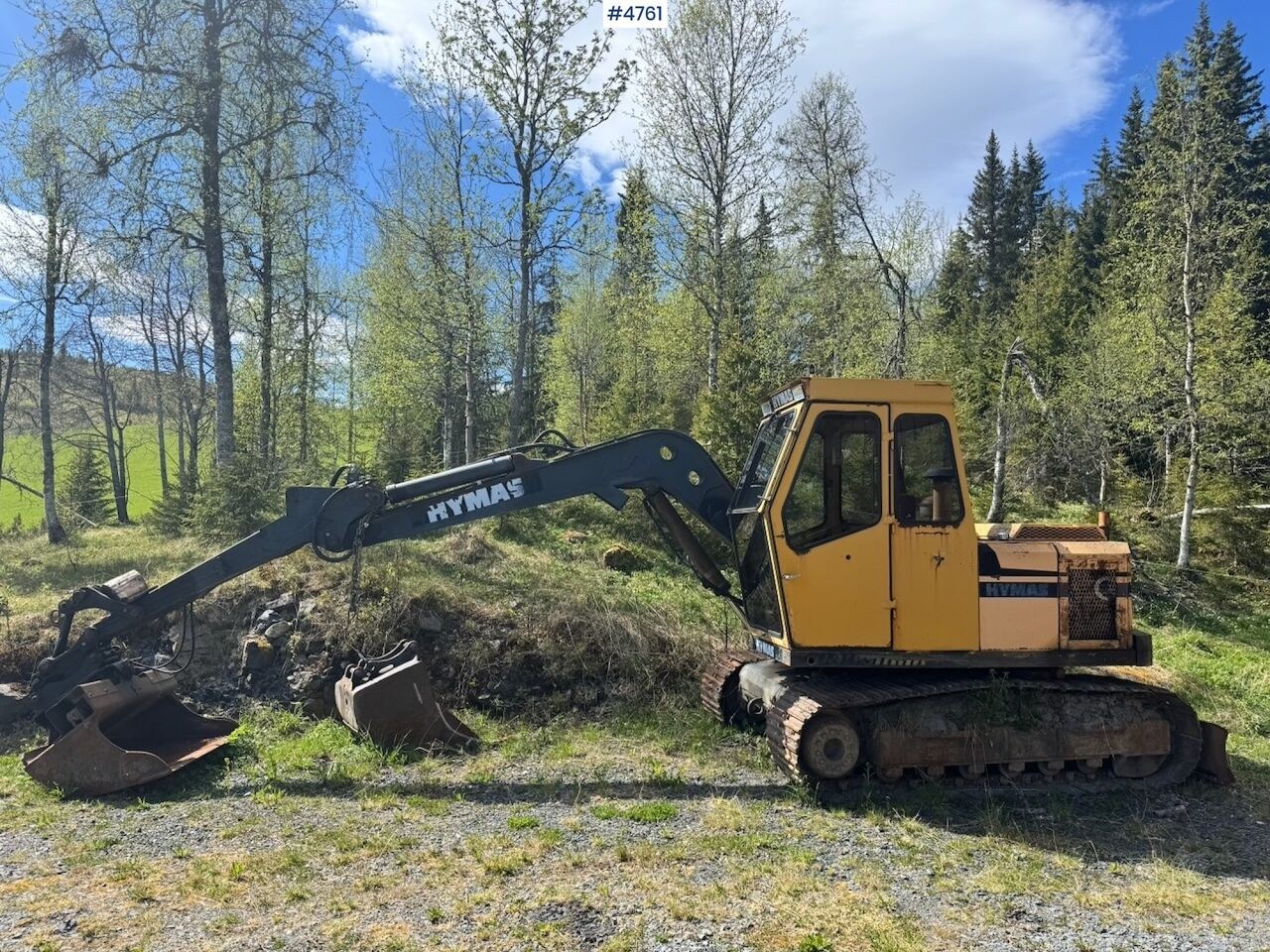 1990 Hymas 82R crawler excavator, side view 1990 Hymas 82R crawler excavator, side view