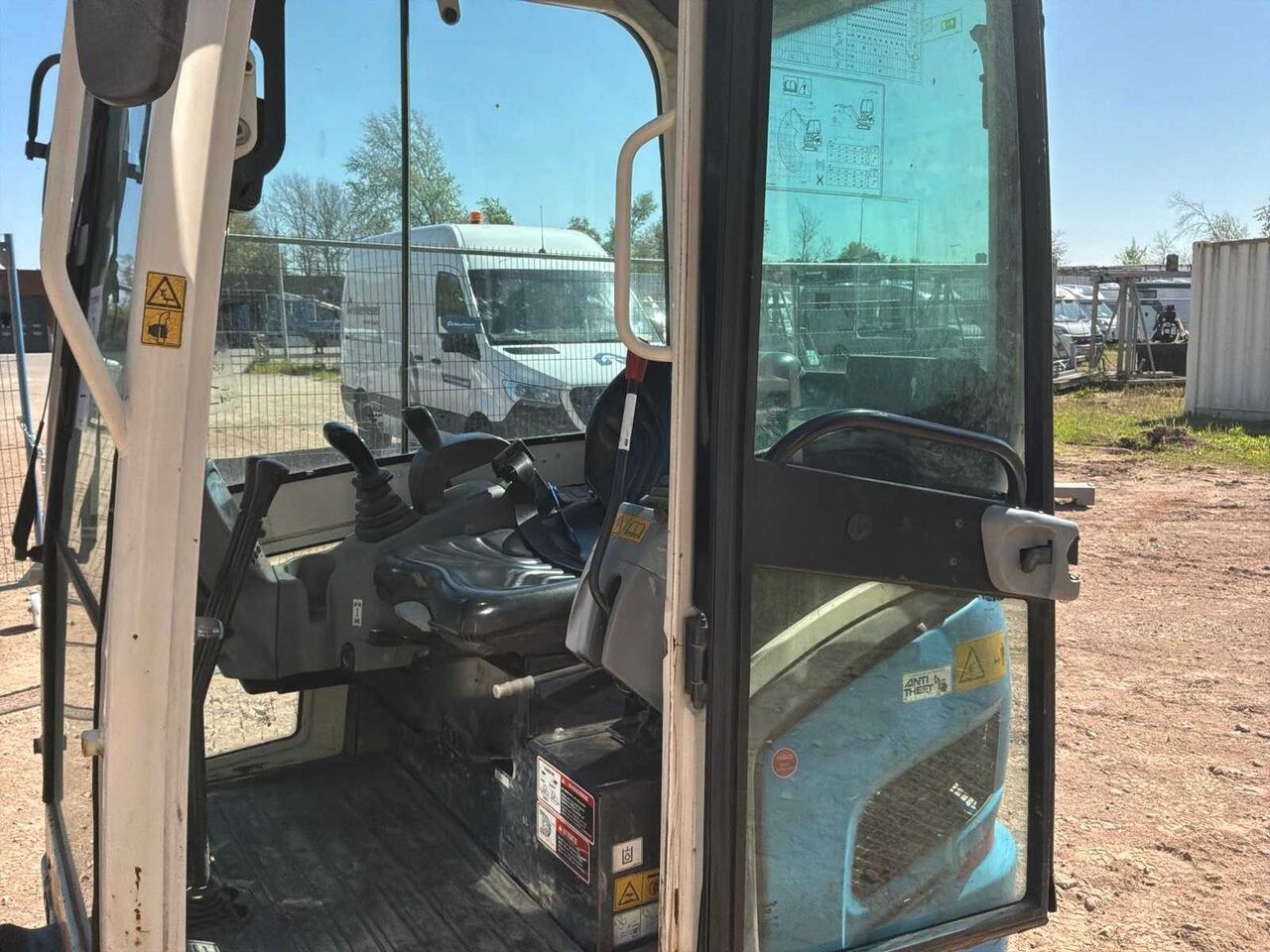 2014 Kubota KX016-4 mini excavator interior view