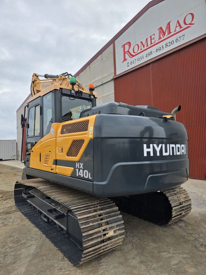 2020 Hyundai HX140L crawler excavator, rear three-quarter view 2020 Hyundai HX140L crawler excavator, rear three-quarter view