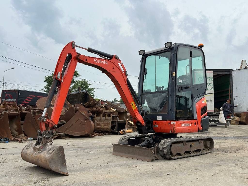 2014 Kubota KX019-4 mini excavator, side view