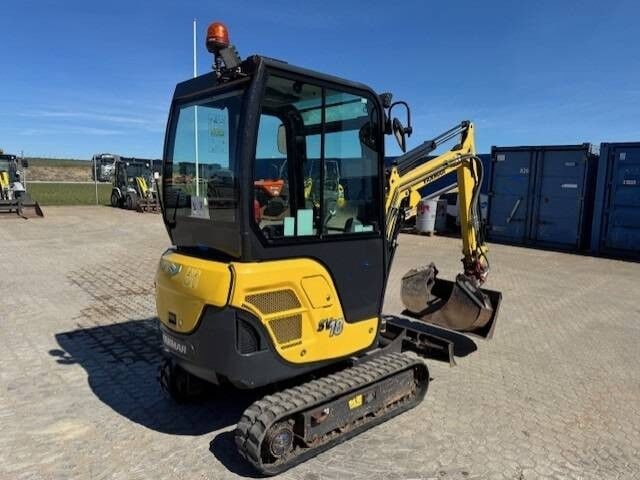 2020 Yanmar SV18 mini excavator, front three-quarter view 2020 Yanmar SV18 mini excavator, front three-quarter view