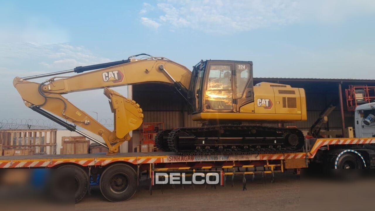 2026 Caterpillar 324 crawler excavator side view