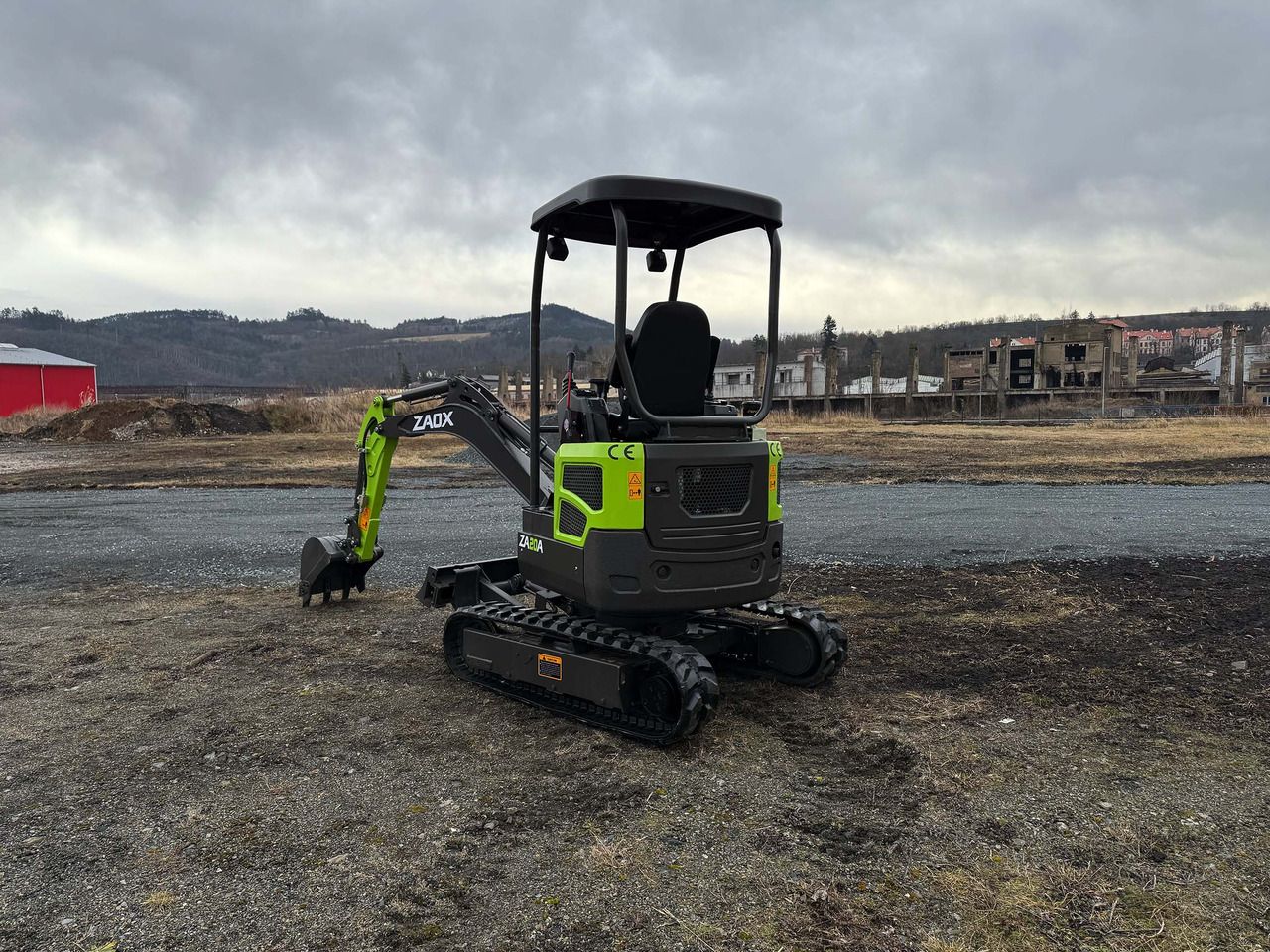 2025 Zaox ZA20A mini excavator, rear three-quarter view 2025 Zaox ZA20A mini excavator, rear three-quarter view