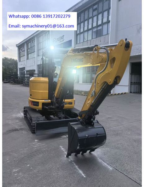 2025 LiuGong 9035FZTS mini excavator, front three-quarter view