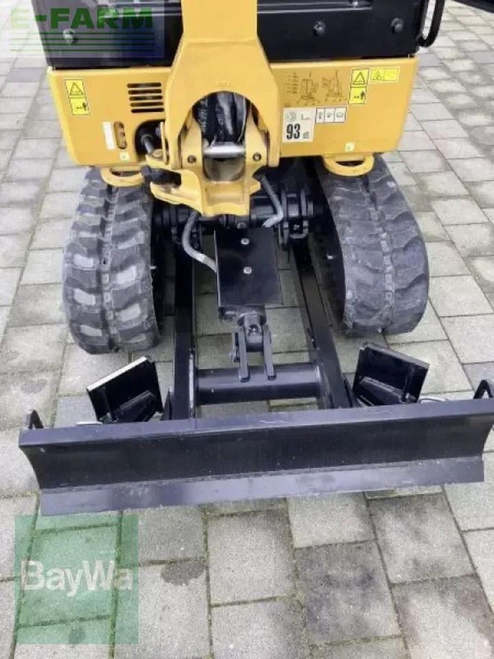 2022 Caterpillar 301.8-05A mini excavator, rear view with dozer blade 2022 Caterpillar 301.8-05A mini excavator, rear view with dozer blade