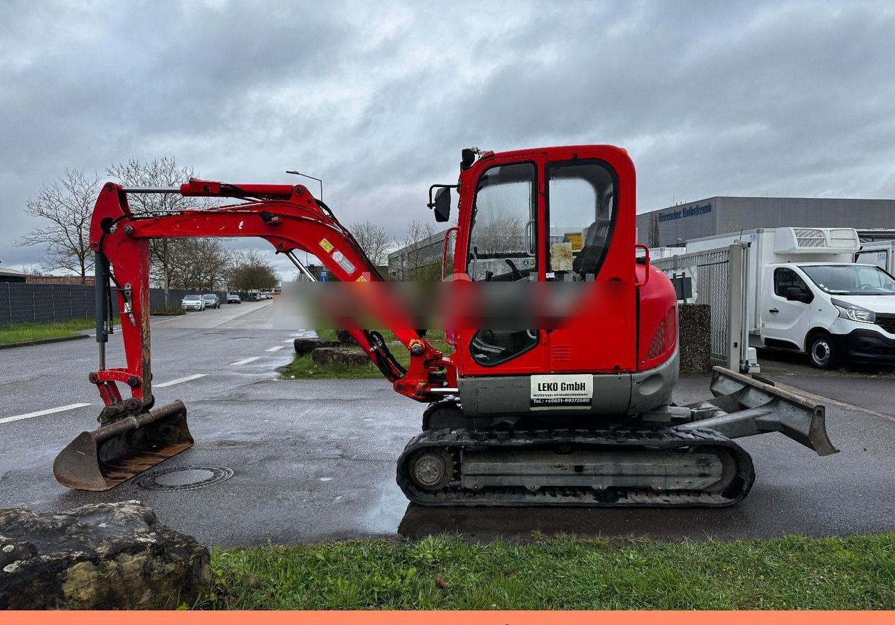 2014 Wacker Neuson 50Z3 mini excavator, side profile view
