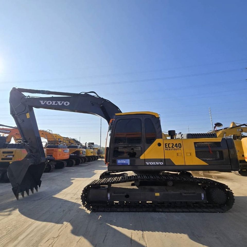 2023 Volvo EC240 crawler excavator, side profile view