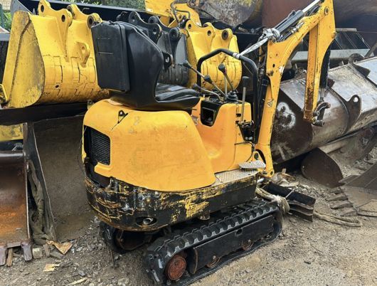 2013 JCB 8008 CTS mini excavator, rear three-quarter view 2013 JCB 8008 CTS mini excavator, rear three-quarter view
