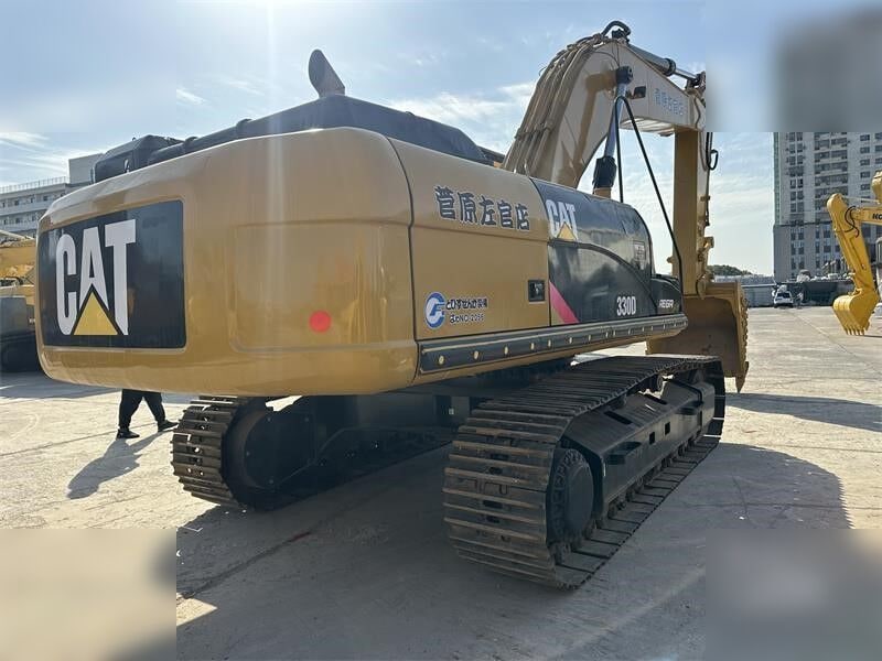 2022 Caterpillar 330D crawler excavator, rear three-quarter view
