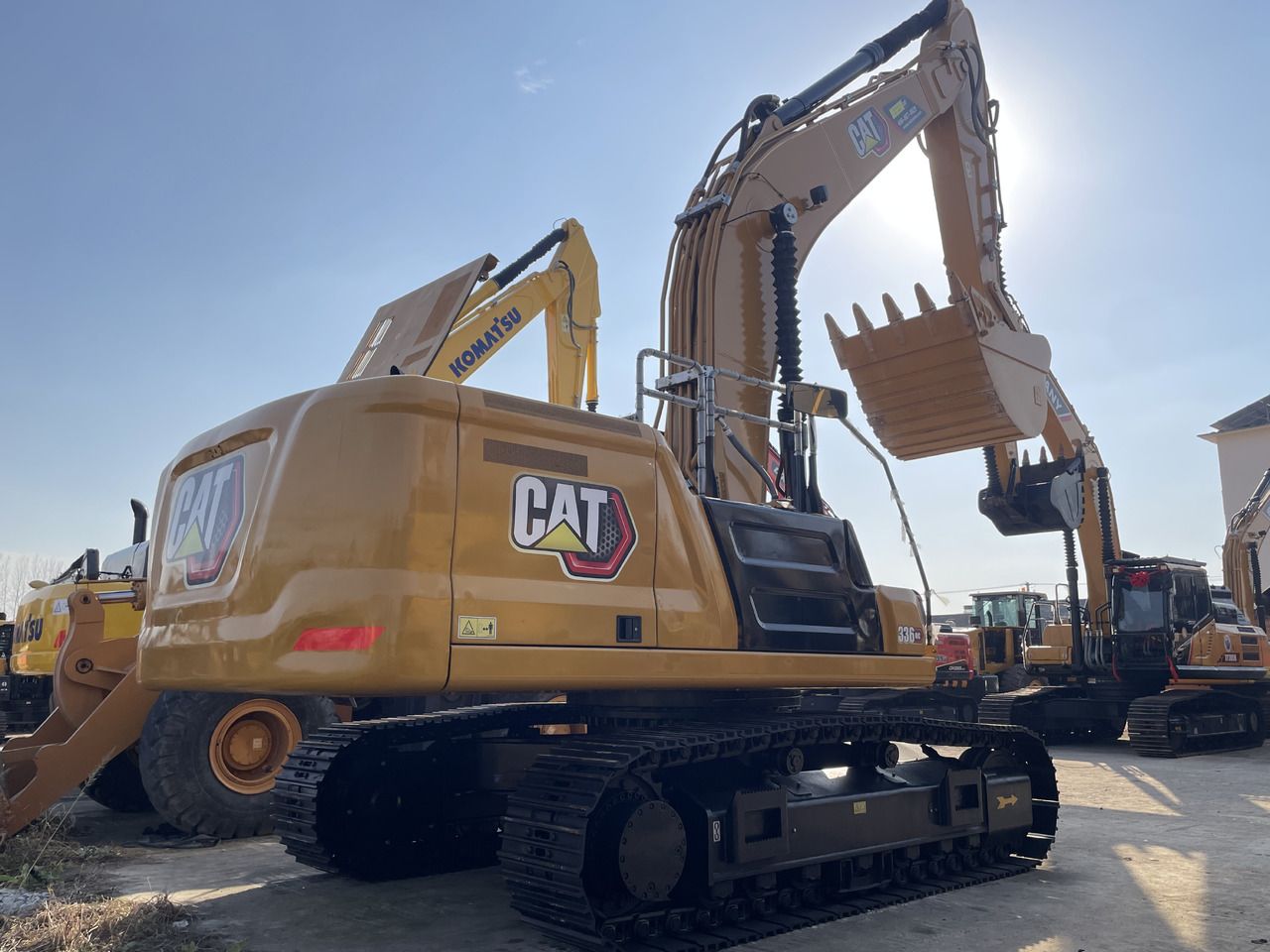 2024 Caterpillar 336GC crawler excavator, rear three-quarter view 2024 Caterpillar 336GC crawler excavator, rear three-quarter view