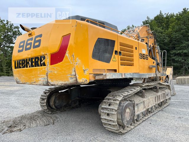 2017 Liebherr R966 crawler excavator rear view 2017 Liebherr R966 crawler excavator rear view