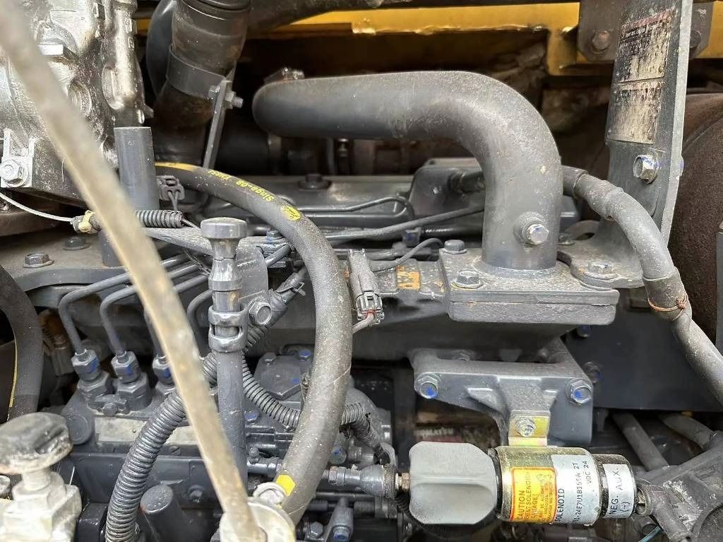 2023 Komatsu PC78US mini excavator engine compartment view