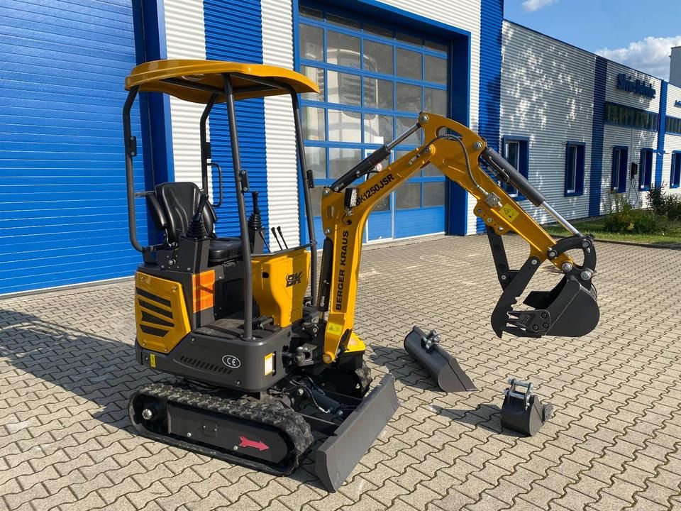Berger Kraus BK1250JSR mini excavator, side view
