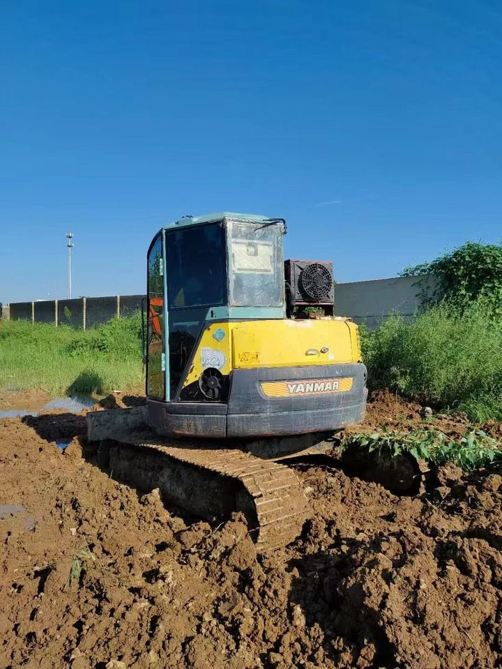2022 Yanmar VIO75 mini excavator rear view