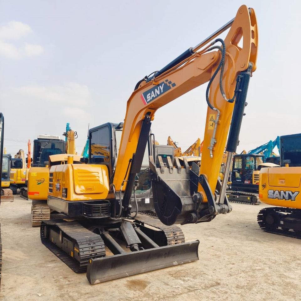 2024 Sany SY60C mini excavator, front three-quarter view 2024 Sany SY60C mini excavator, front three-quarter view