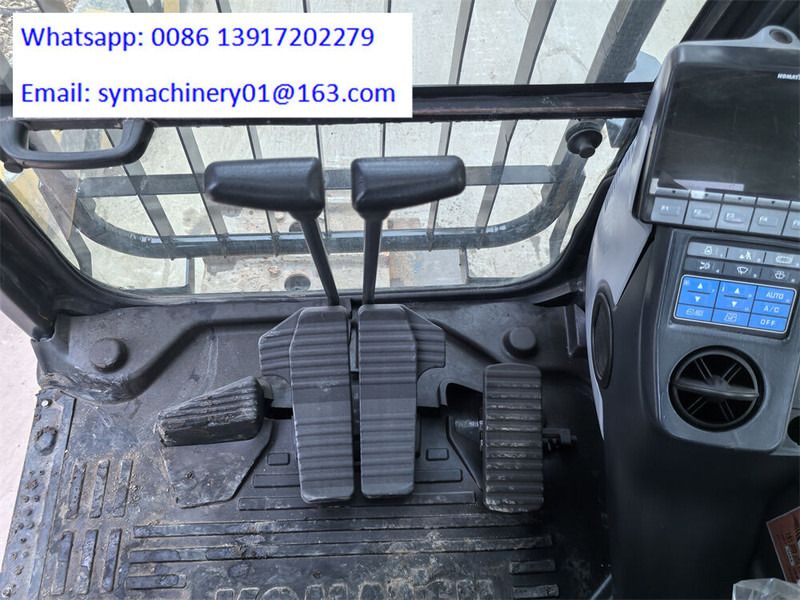 2020 Komatsu PC450-8 crawler excavator interior cab view