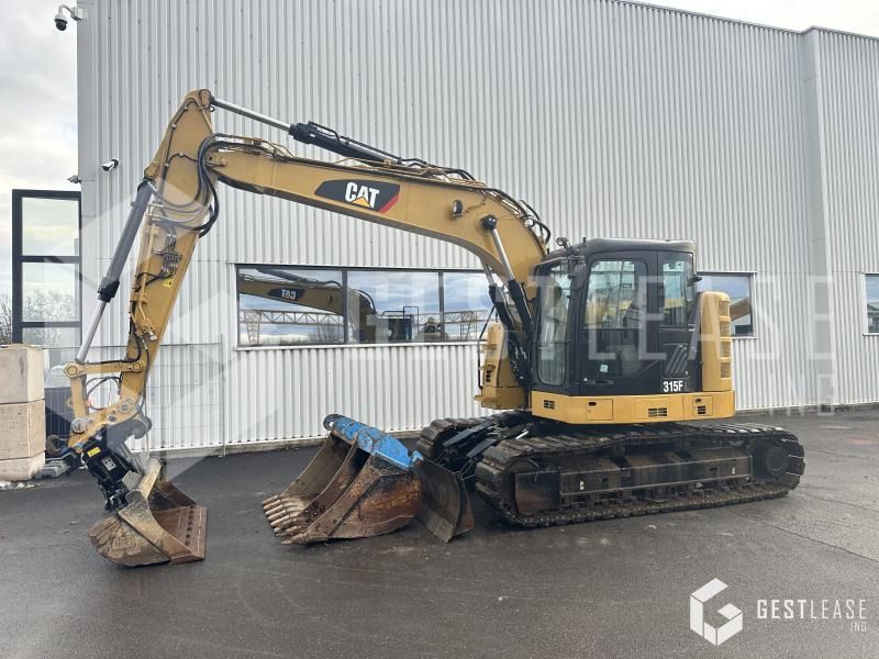 2018 Caterpillar 315FLCR crawler excavator, side profile view