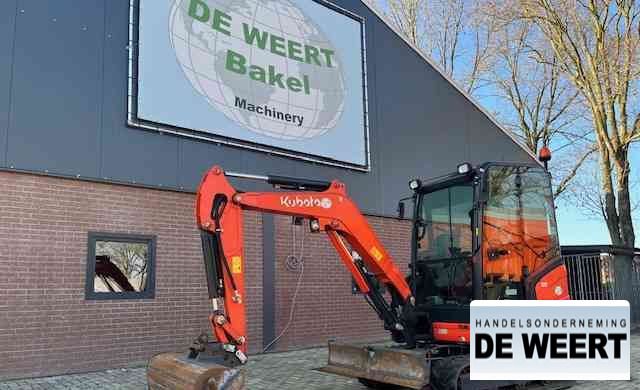 2022 Kubota KX027-4 mini excavator, side view