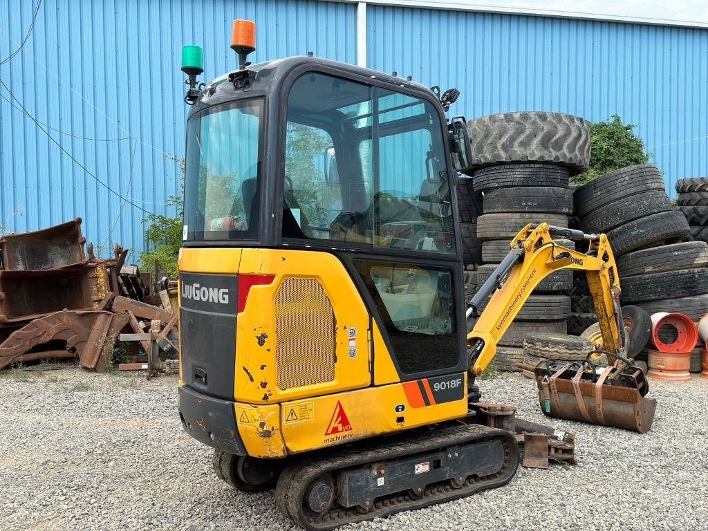 2021 LiuGong 9018F mini excavator, front three-quarter view 2021 LiuGong 9018F mini excavator, front three-quarter view