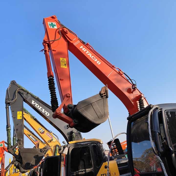 2024 Hitachi ZX130 crawler excavator boom and bucket view