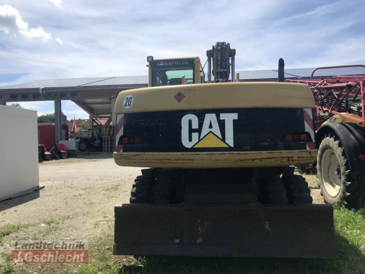 2003 Caterpillar M315C wheel excavator, rear view 2003 Caterpillar M315C wheel excavator, rear view