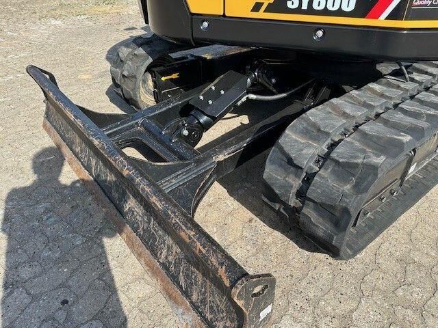 2024 Sany SY 80U crawler excavator front blade and tracks