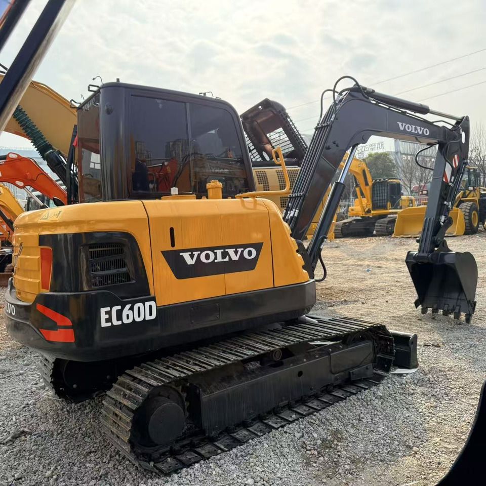 2023 Volvo EC60D crawler excavator, rear three-quarter view 2023 Volvo EC60D crawler excavator, rear three-quarter view