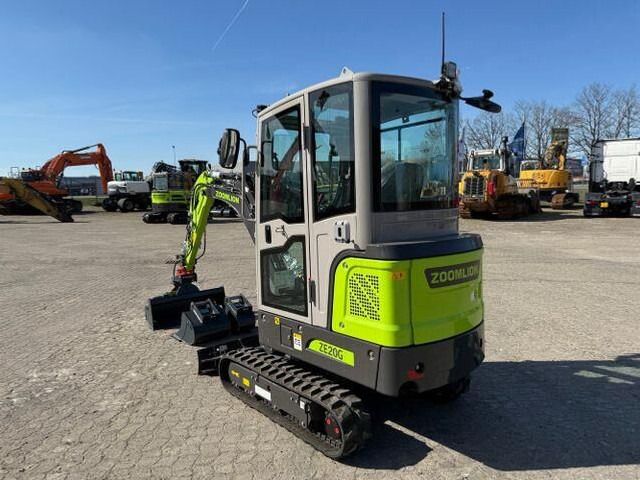2025 Zoomlion ZE20G mini excavator, rear three-quarter view 2025 Zoomlion ZE20G mini excavator, rear three-quarter view