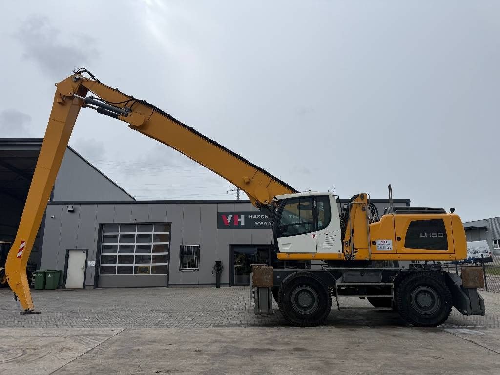 2019 Liebherr LH50 material handler, side view