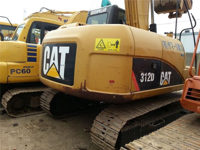 2018 Caterpillar 312D crawler excavator rear view 2018 Caterpillar 312D crawler excavator rear view