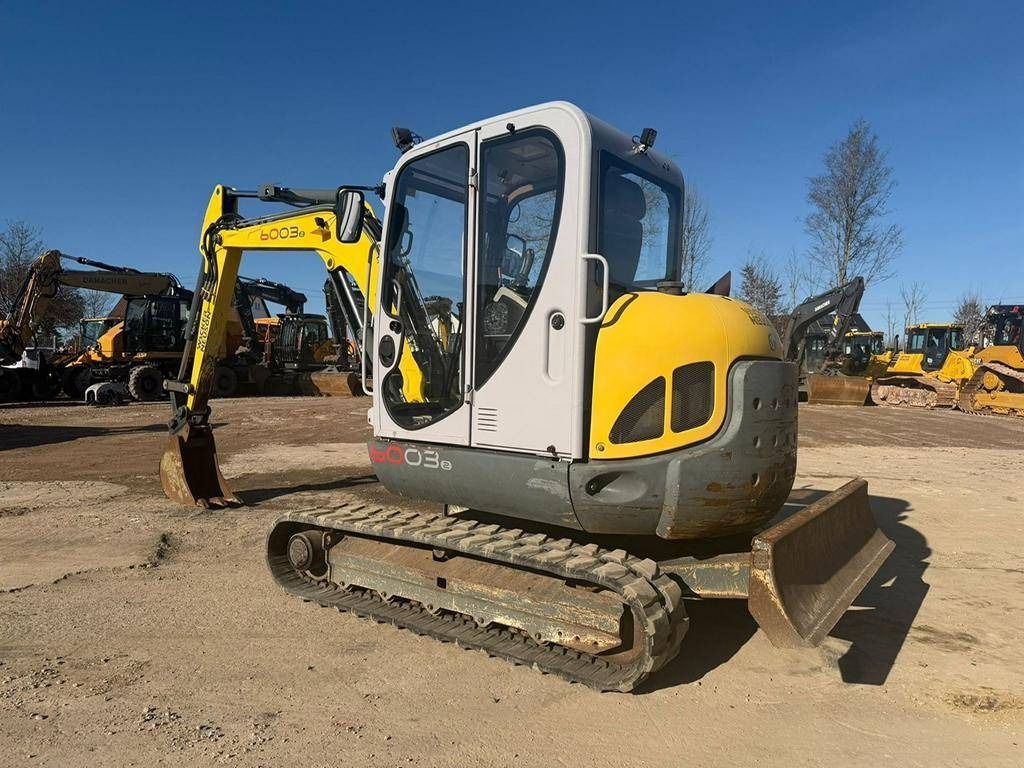 2013 Wacker Neuson 6003 mini excavator, rear three-quarter view