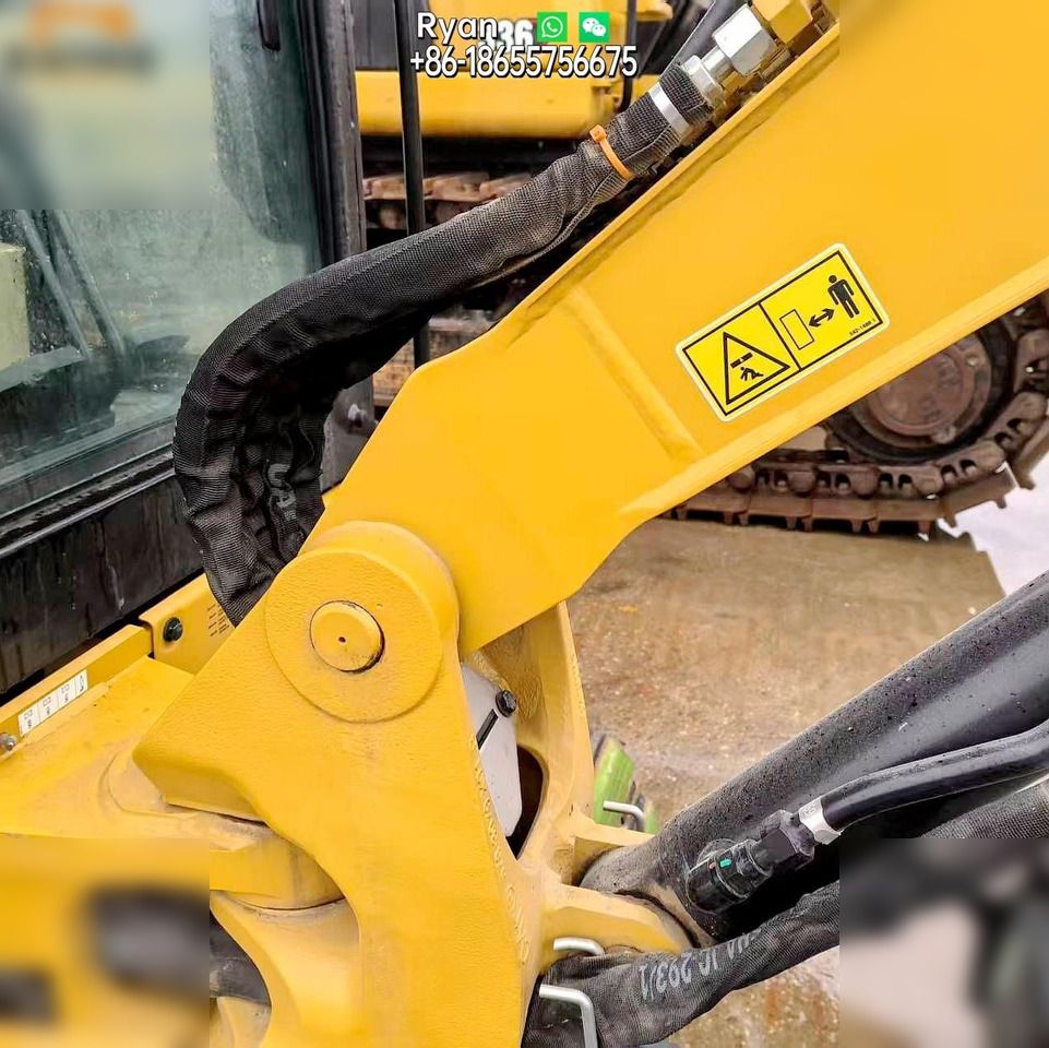 2025 Caterpillar 303CR mini excavator boom and cab detail 2025 Caterpillar 303CR mini excavator boom and cab detail