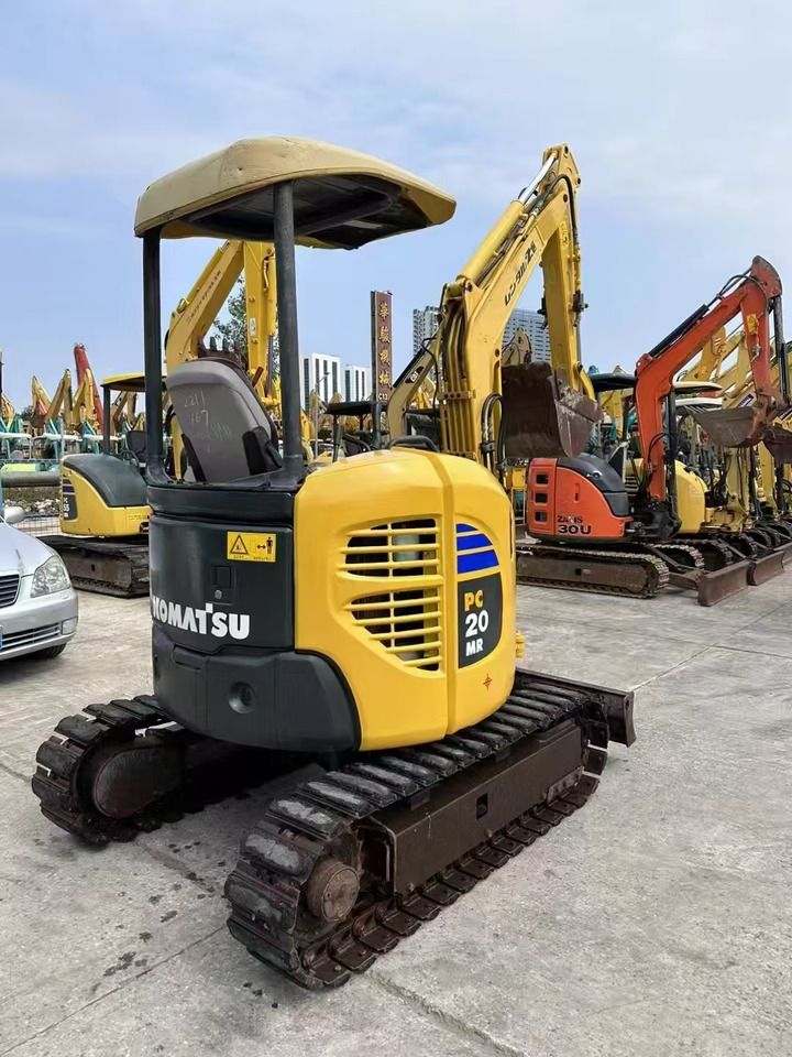 2020 Komatsu PC20MR mini excavator, rear three-quarter view 2020 Komatsu PC20MR mini excavator, rear three-quarter view
