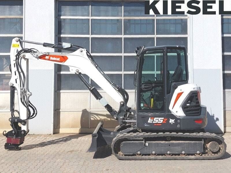 2022 Bobcat E55 Z mini excavator, side view 2022 Bobcat E55 Z mini excavator, side view