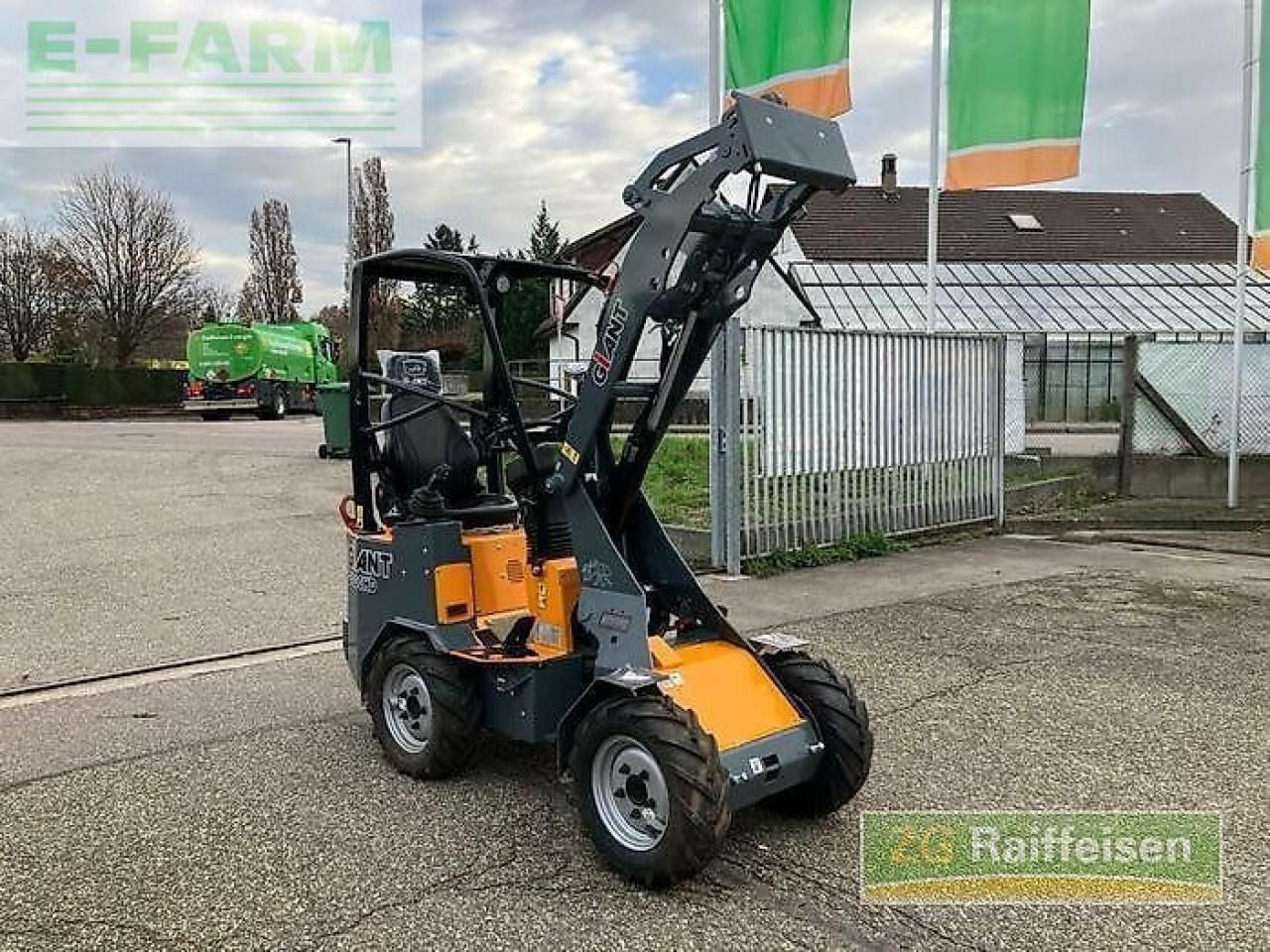 2023 Giant G1200 mini excavator, front three-quarter view