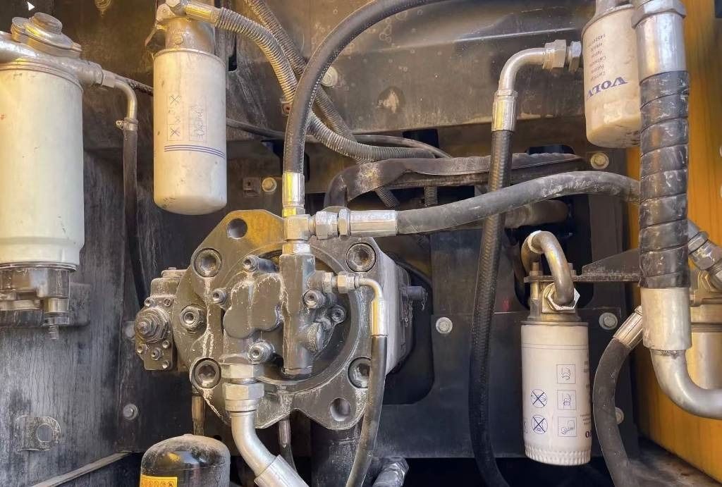 2025 Volvo EC240 crawler excavator engine compartment detail