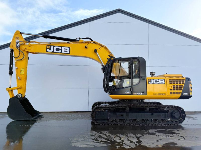 2026 JCB 205 crawler excavator side view 2026 JCB 205 crawler excavator side view