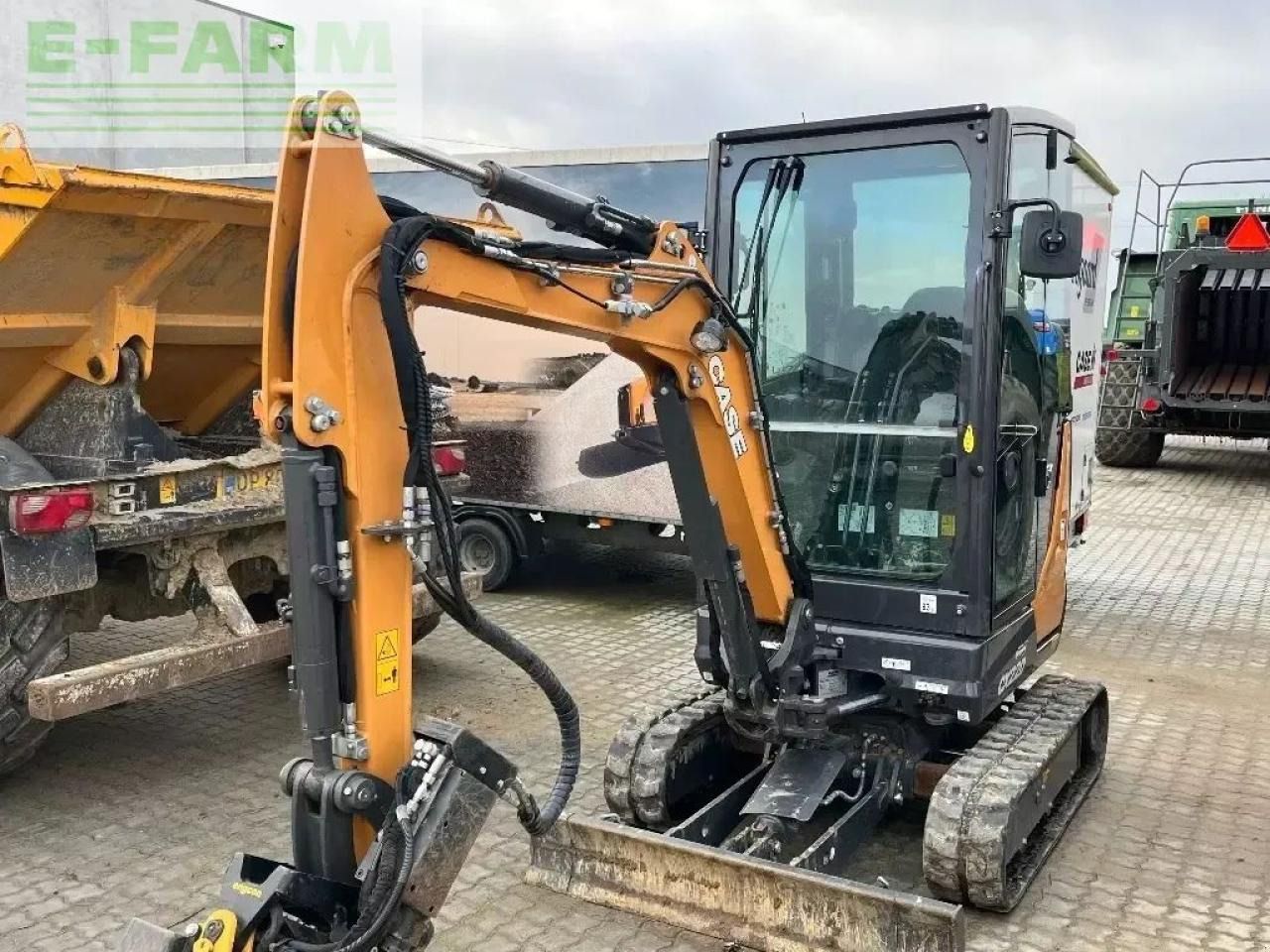 2023 CASE CX 22 D mini excavator, front three-quarter view 2023 CASE CX 22 D mini excavator, front three-quarter view