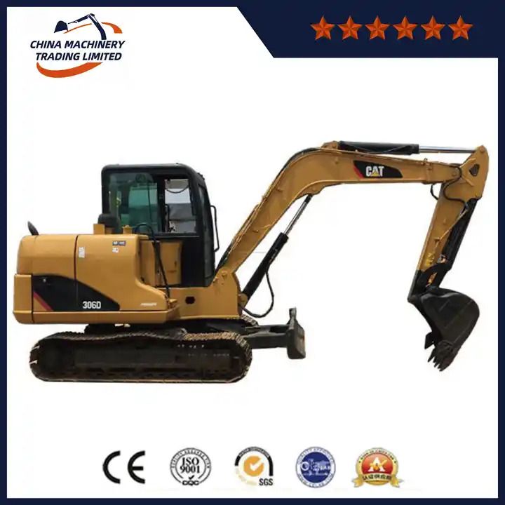 2016 Caterpillar 306D mini excavator side view 2016 Caterpillar 306D mini excavator side view