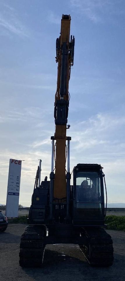 2024 CASE CX 160E crawler excavator, front view with boom raised 2024 CASE CX 160E crawler excavator, front view with boom raised