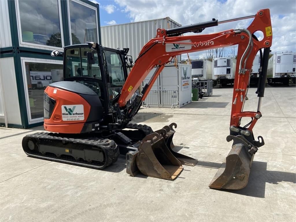 2022 Kubota U50-5 mini excavator side view