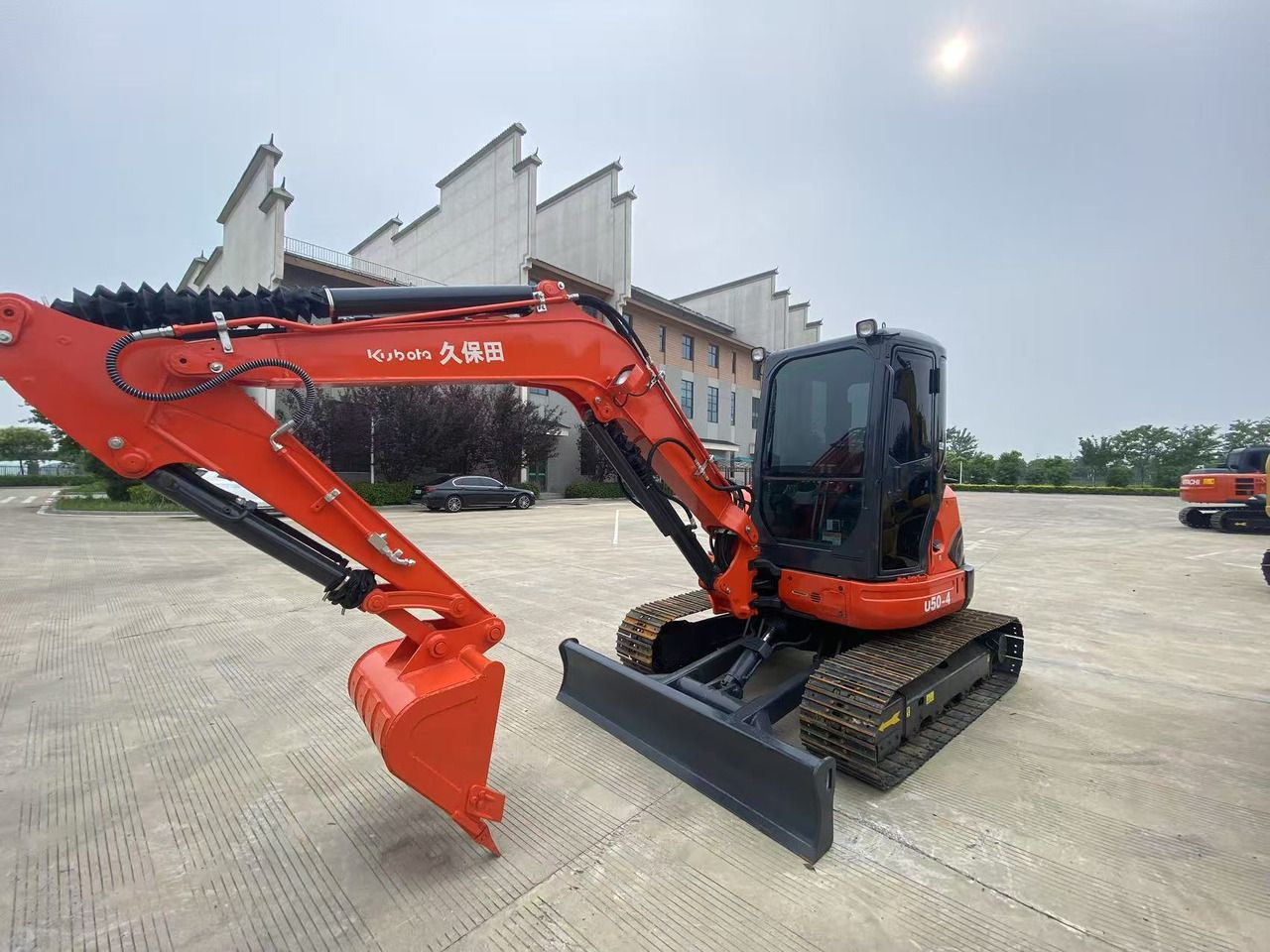 2022 Kubota U50-4 mini excavator, side profile view 2022 Kubota U50-4 mini excavator, side profile view