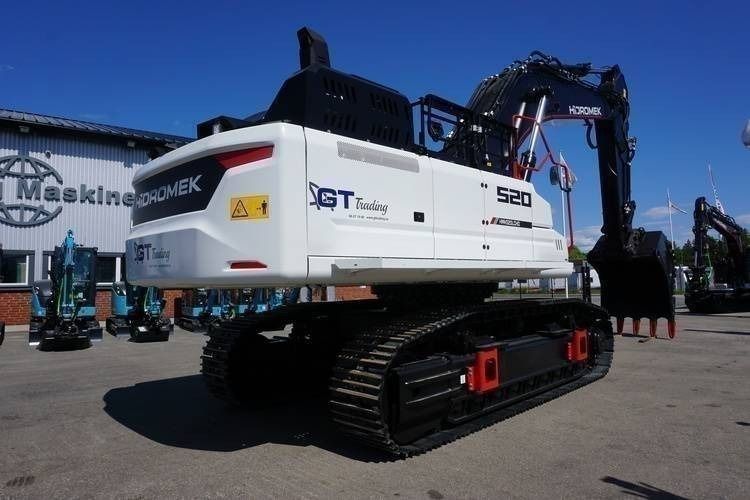 2023 Hidromek HMK520LC-5 crawler excavator, rear three-quarter view 2023 Hidromek HMK520LC-5 crawler excavator, rear three-quarter view