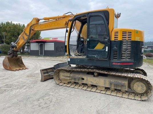 2015 Hyundai R125LCRD-9A crawler excavator, side view